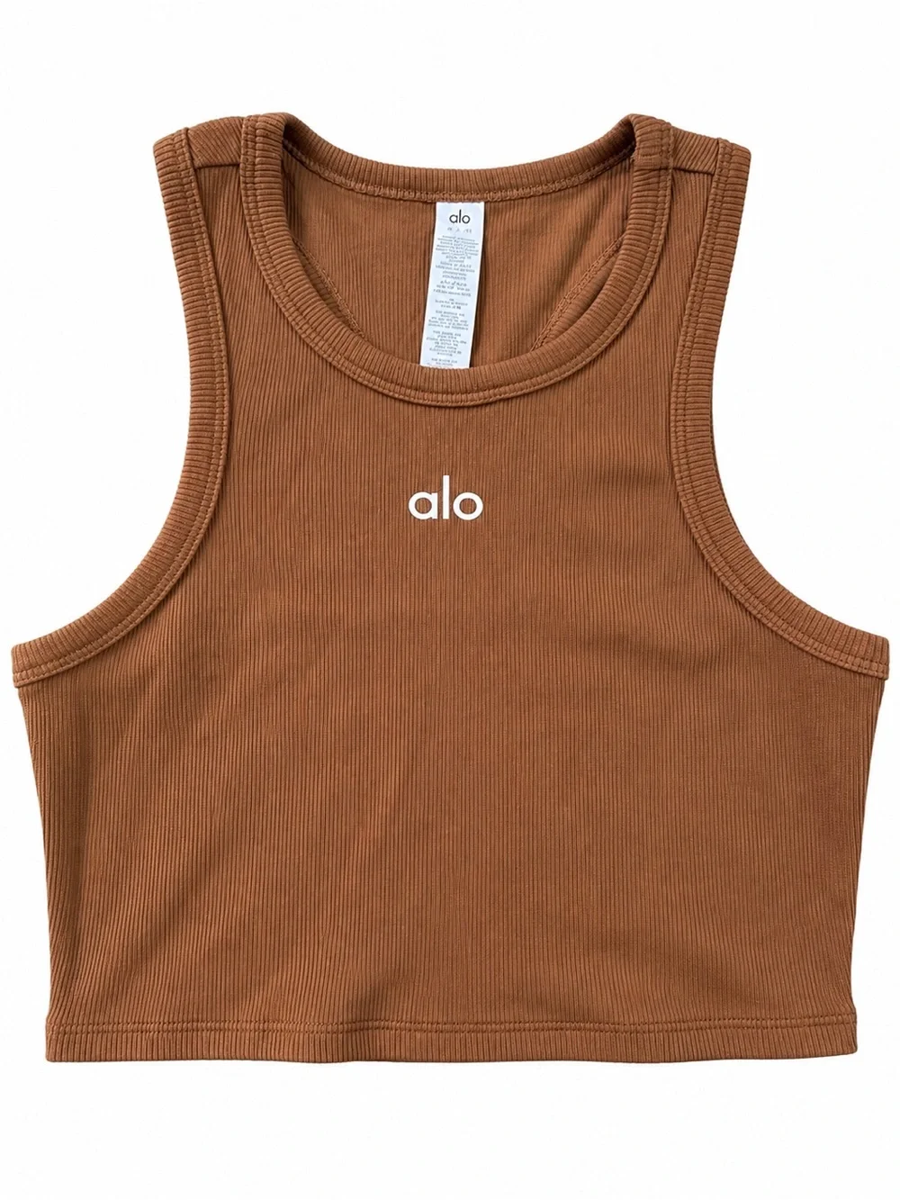 ALO Yoga Aspire Tank – Cinnamon 🤎 | Size Small | NWOT SAMPLE
